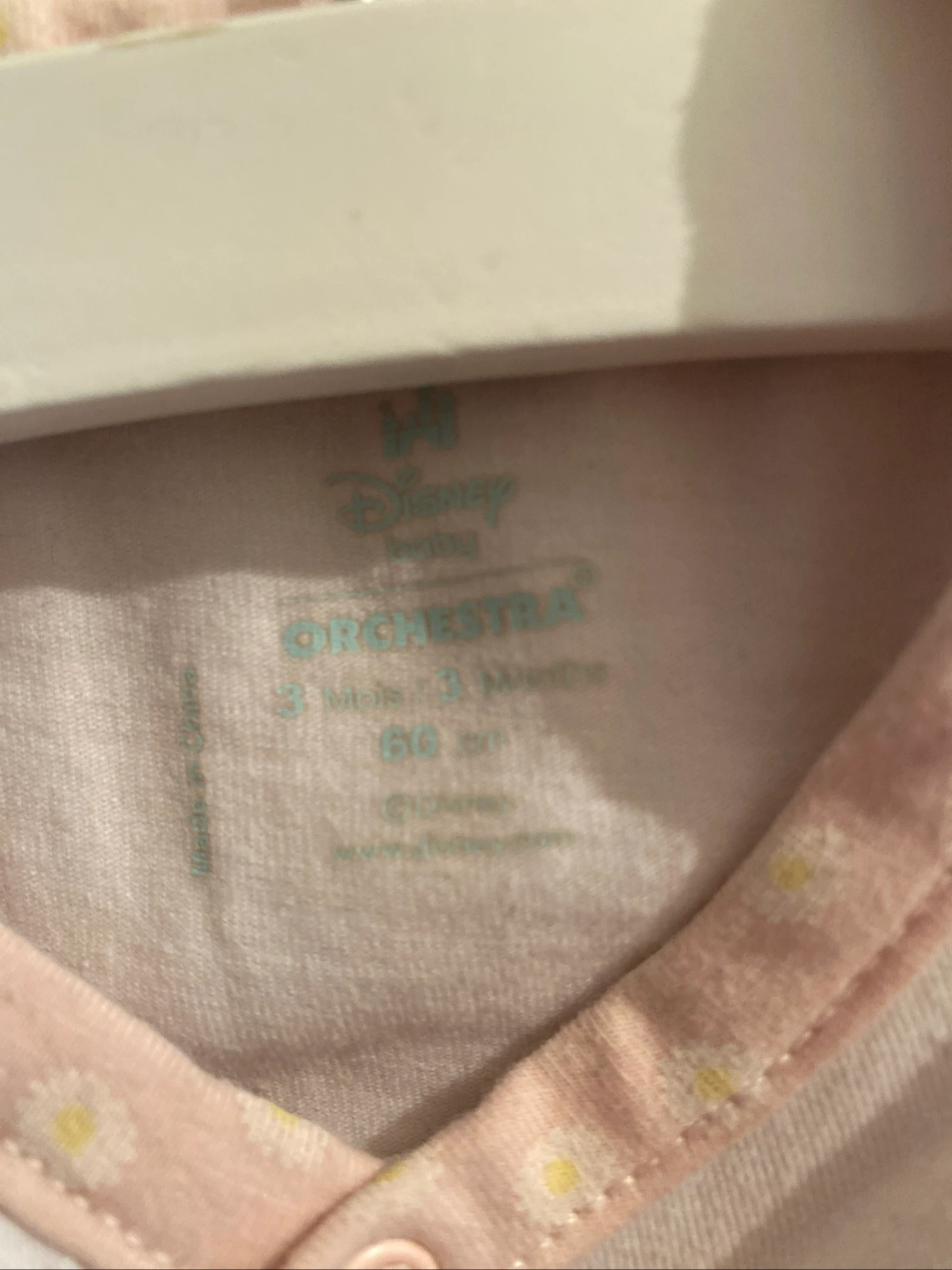Pijama Minnie para bebê Orchestra (3 meses) – photo 2